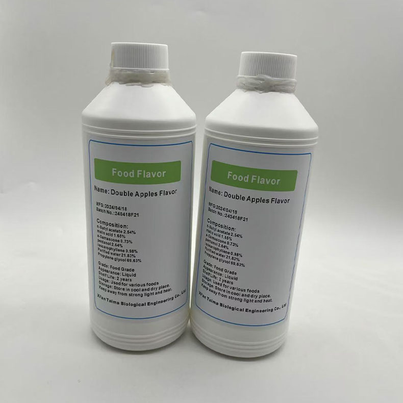 Double Apples Food Flavor used for bakery, biscuits, beverage, western pastries, cake,food etc
