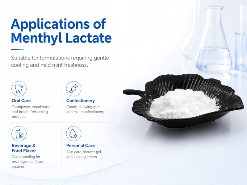 Menthyl Lactate vs WS cooling agents comparison for cooling profile selection Menthyl Lactate vs WS cooling agents comparison for cooling profile selection