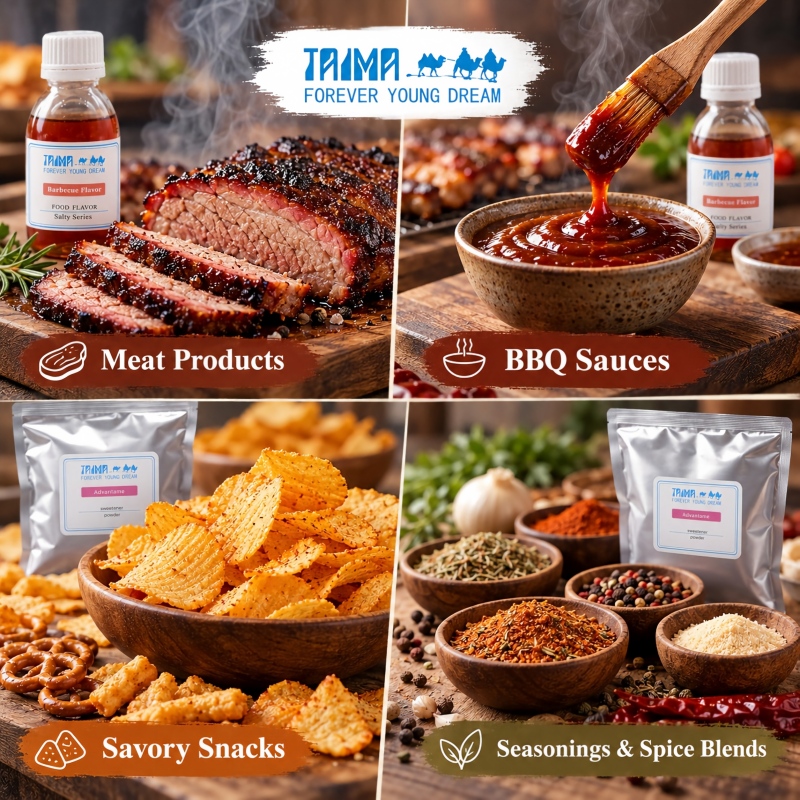 Smoke Flavor Applications in Meat Products, BBQ Sauces, Savory Snacks and Seasonings